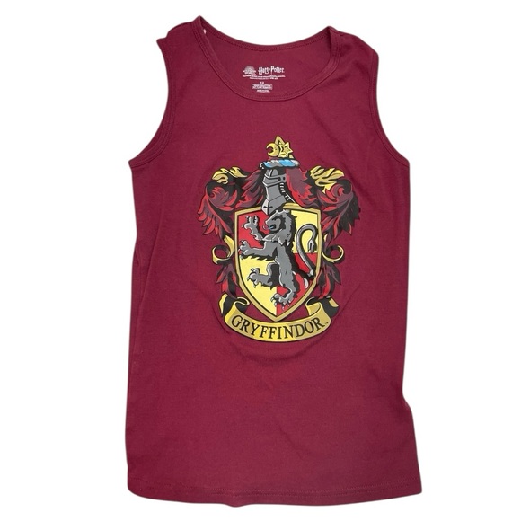 Warner Bros. Other - Harry Potter Gryffindor Crest Tank Top - Burgundy | 100% Cotton | Youth Size: 12